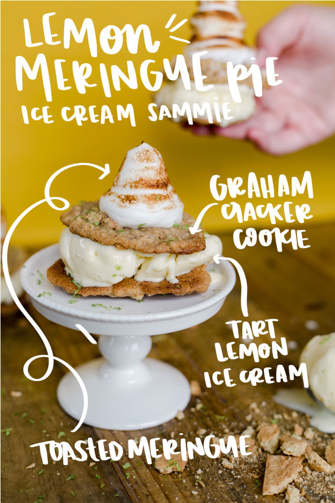 lemon meringue pie ice cream, lemon meringue ice cream sandwich, lemon ice cream, lemon ice cream recipe, lemon  ice cream sandwich, homemade ice cream sandwich, homemade ice cream, how to make ice cream