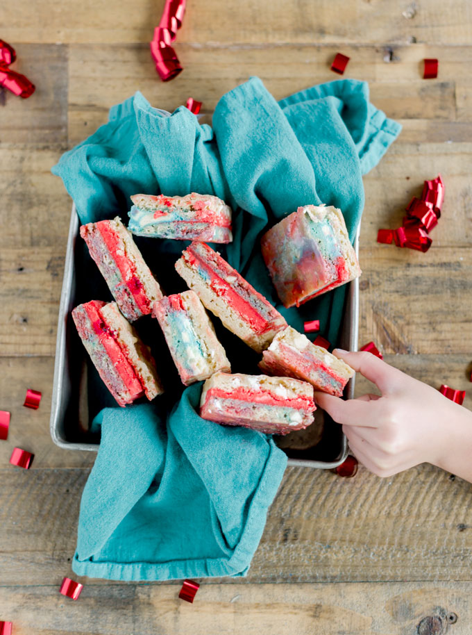 Week five : 4th of July tie-dye ice cream sammie!