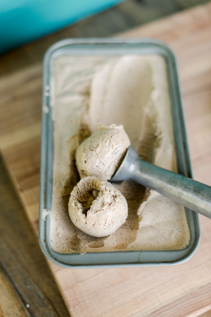 Coconut Milk Coffee ice cream recipe (plus a yummy brownie)