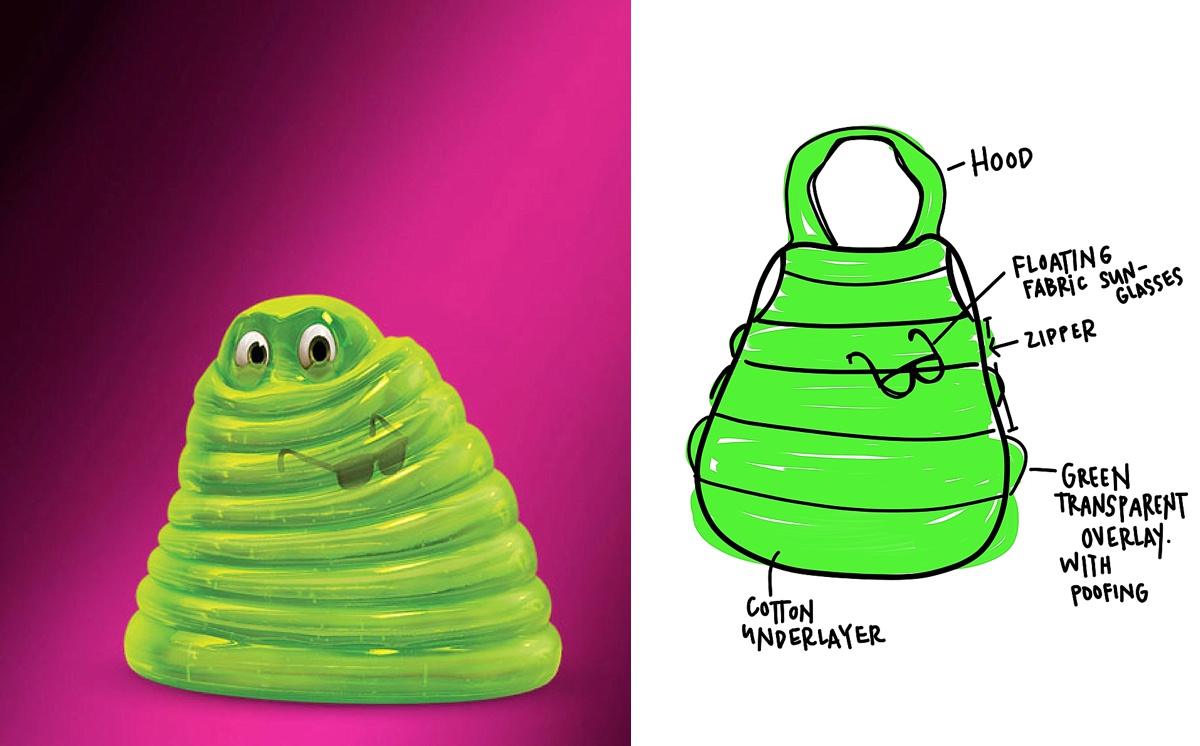 Green Blob From Hotel Transylvania.