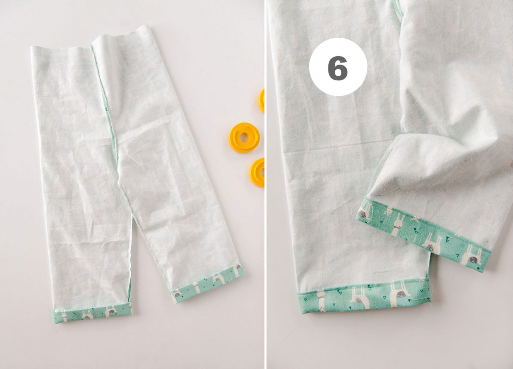 How to Sew Pajama Pants for Kids (with DIY Glitter Monogram Top)