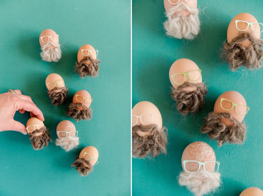 no dye easter eggs, bearded easter eggs, bald easter eggs, eggs with a beard, hipster easter eggs, millennial easter eggs, how to make easter eggs with a beard, easy easter egg decorations, easy easter decorations