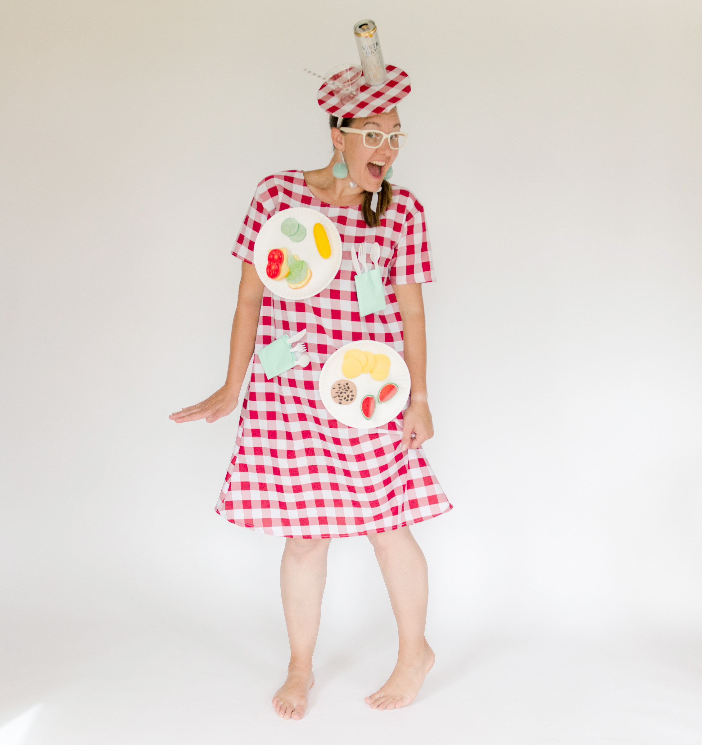 A DIY picnic table costume + an homage to my creative Mom!