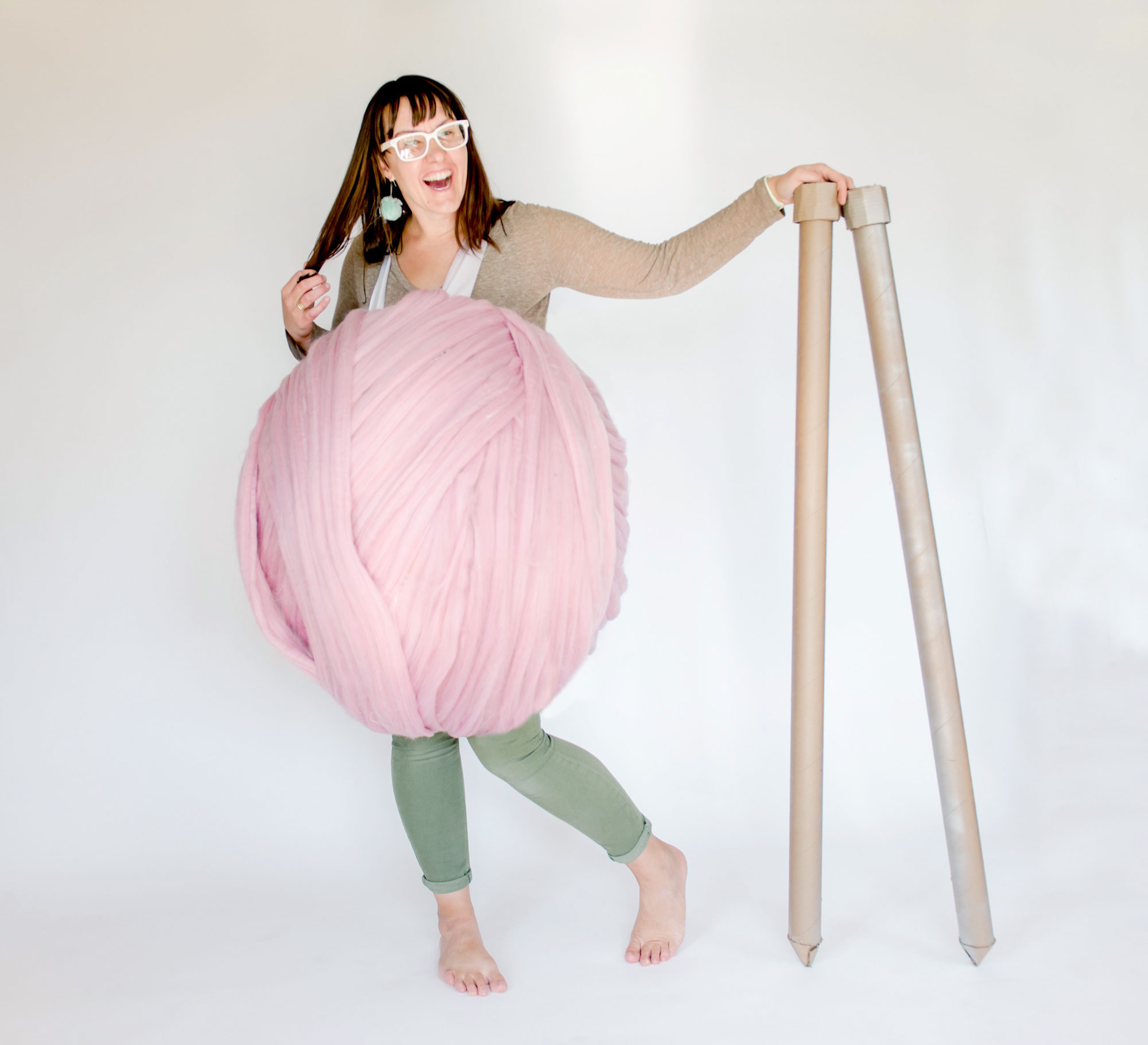 A yarn ball costume DIY!