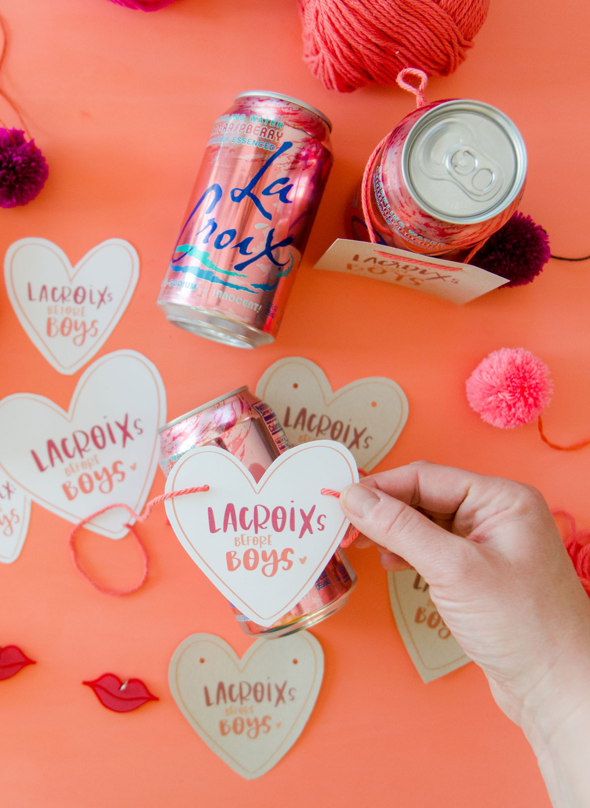 LaCroix before boys free Galentines day printable