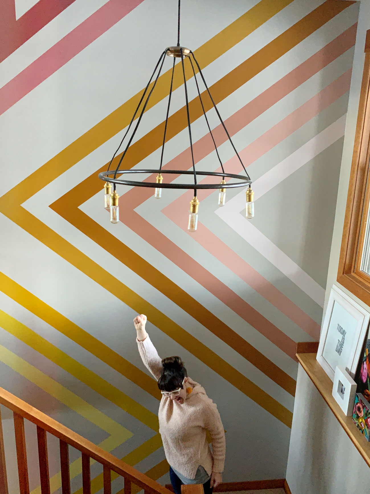 staircase wall painting ideas