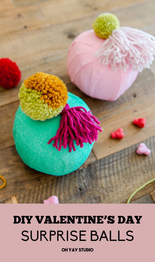 Valentine day surprise balls, How to make a surprise ball, Surprise ball DIY, Valentine day DIY, Valentines day DIY for kids, Holidays for kids, Handmade holiday