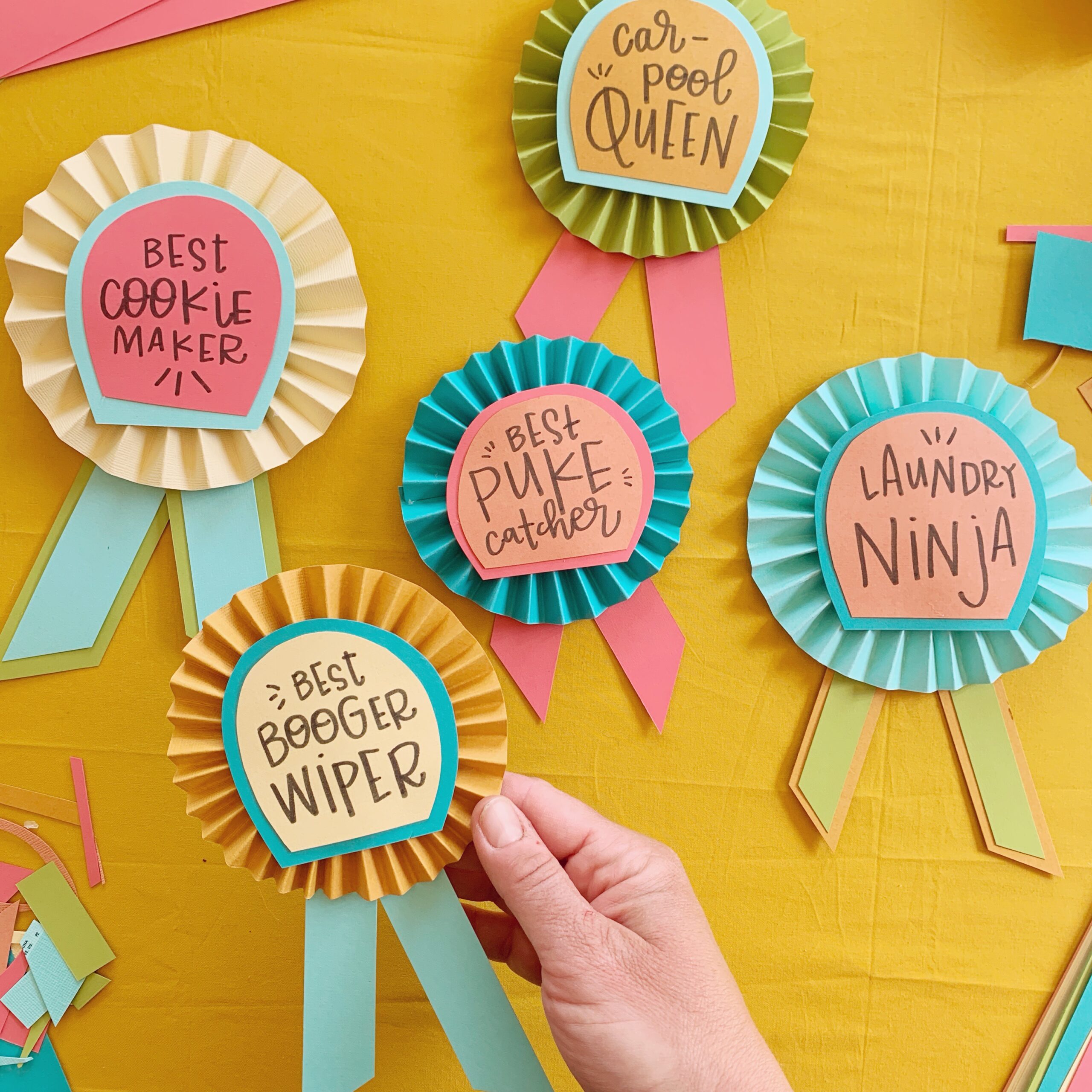 Paper craft: everyday awards + Crafting through Corona!