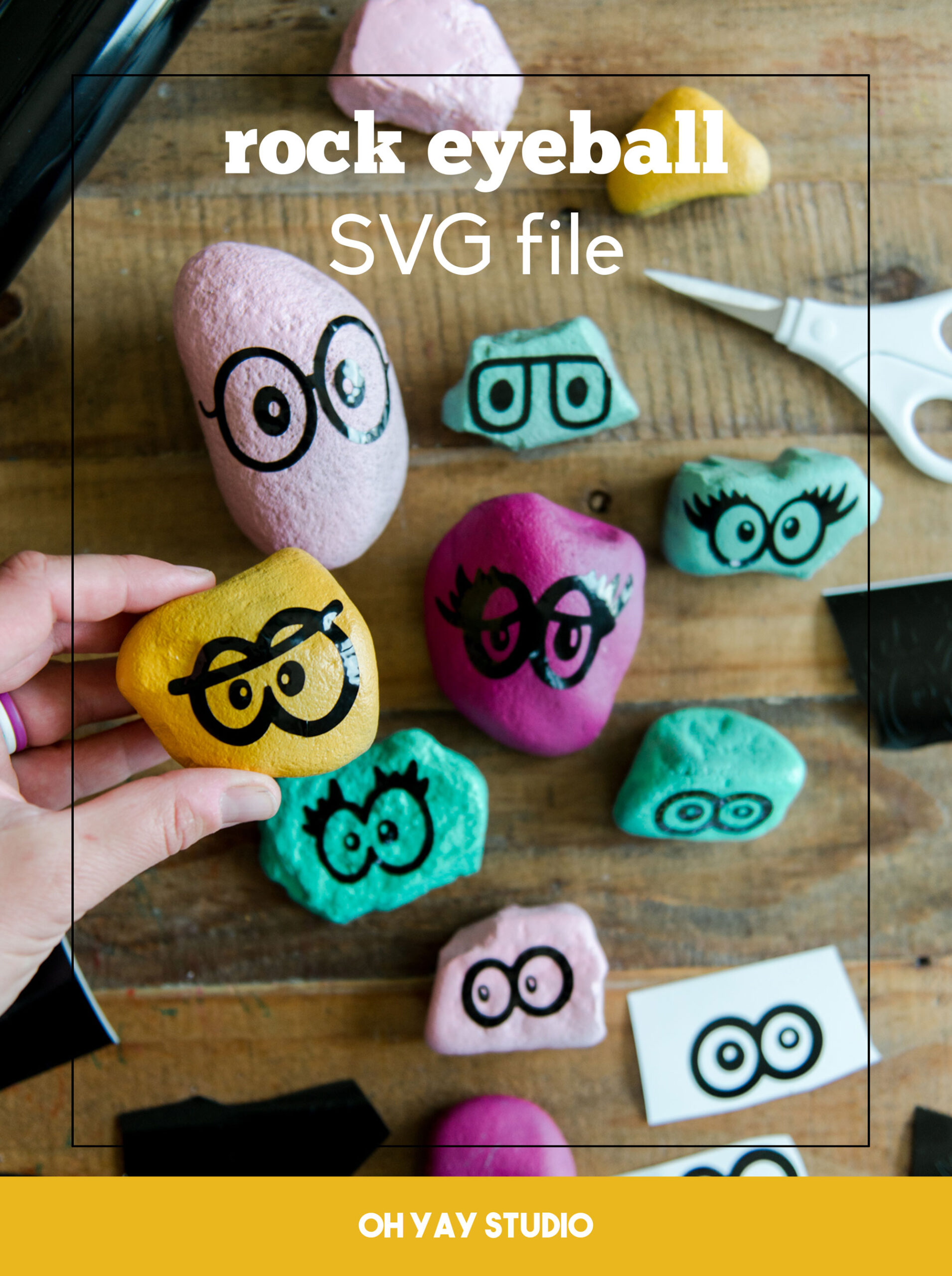 Download Colorful Rock Family Using A Cricut SVG, PNG, EPS, DXF File