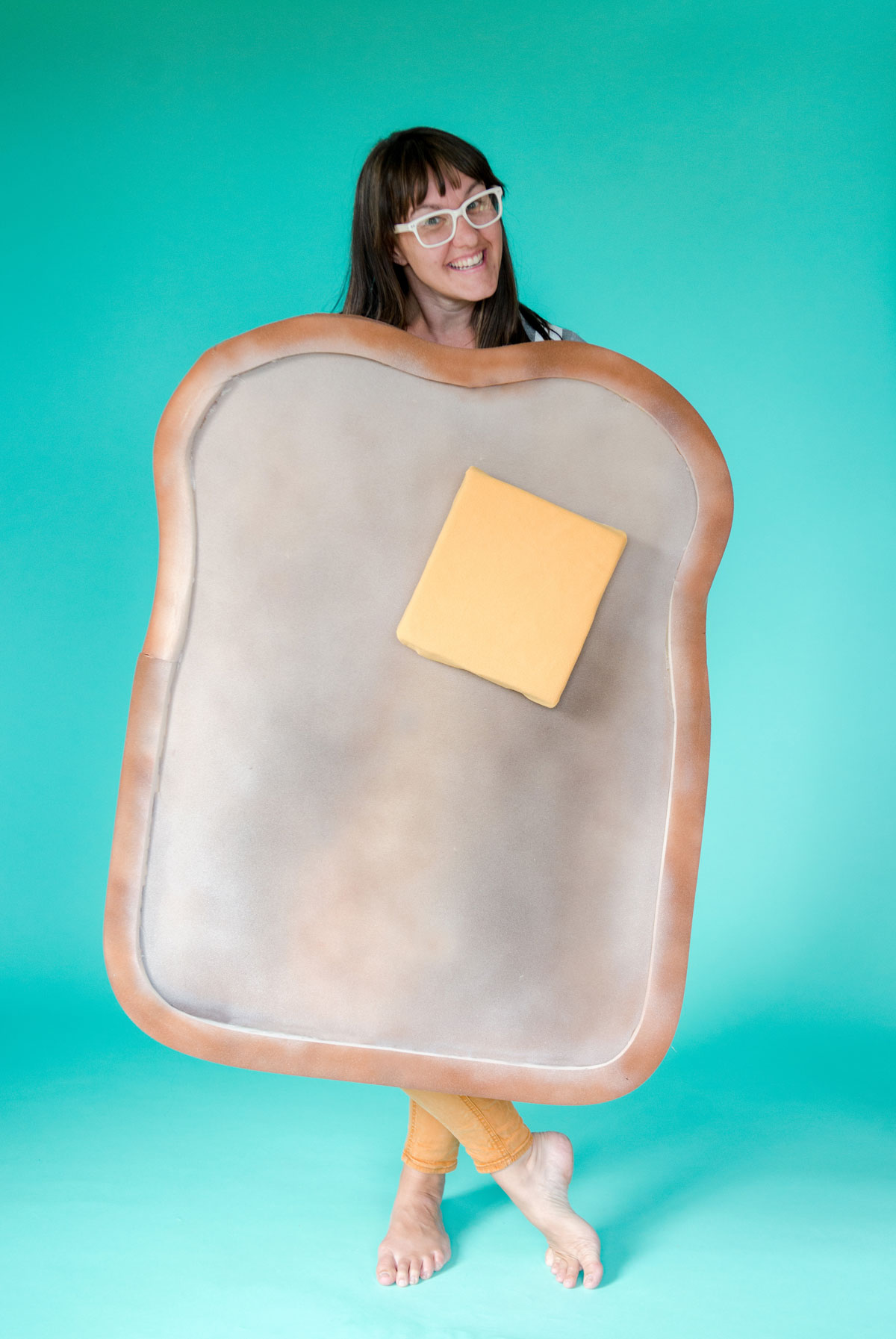 toast with butter costume
