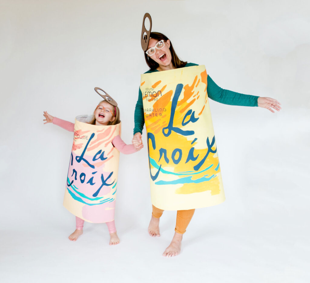 LaCroix costumes, how to make lacroix costumes, halloween DIY,  lacroix DIY costume, how to make halloween costumes