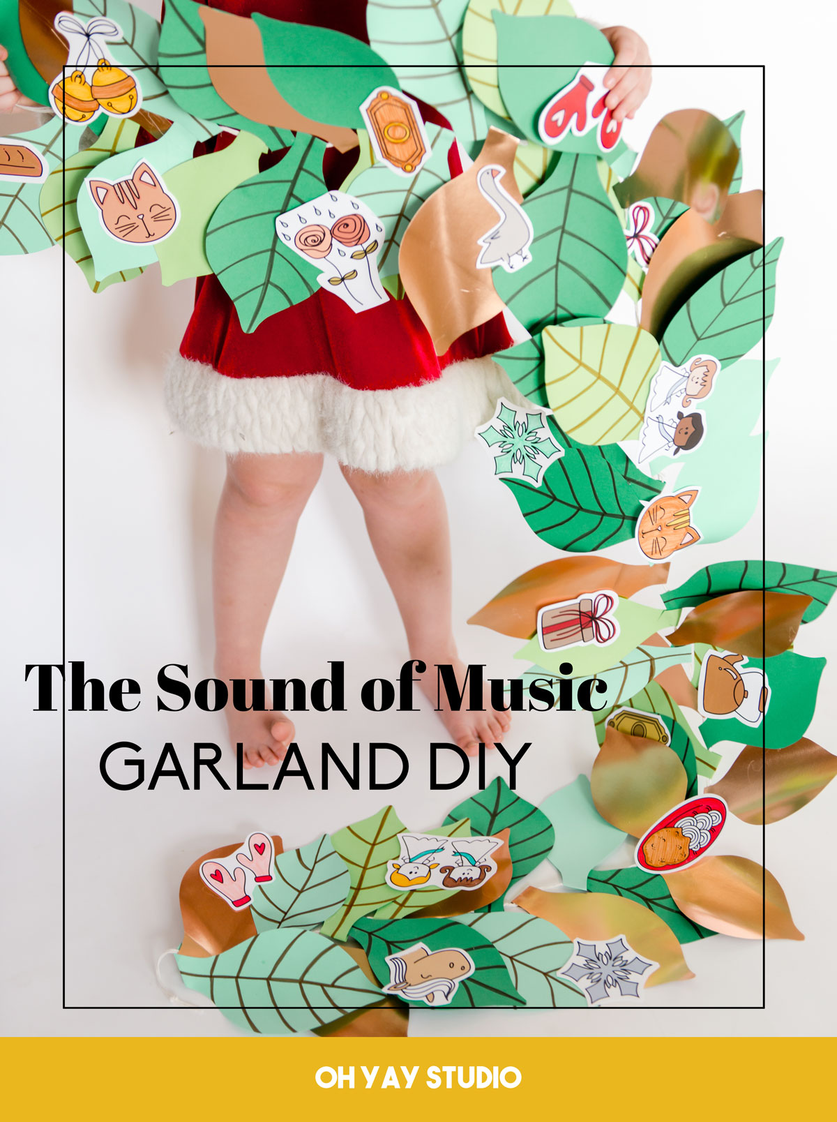 The sound of music DIY, DIY sound of music garland, sound of music doodles, sound of music printables