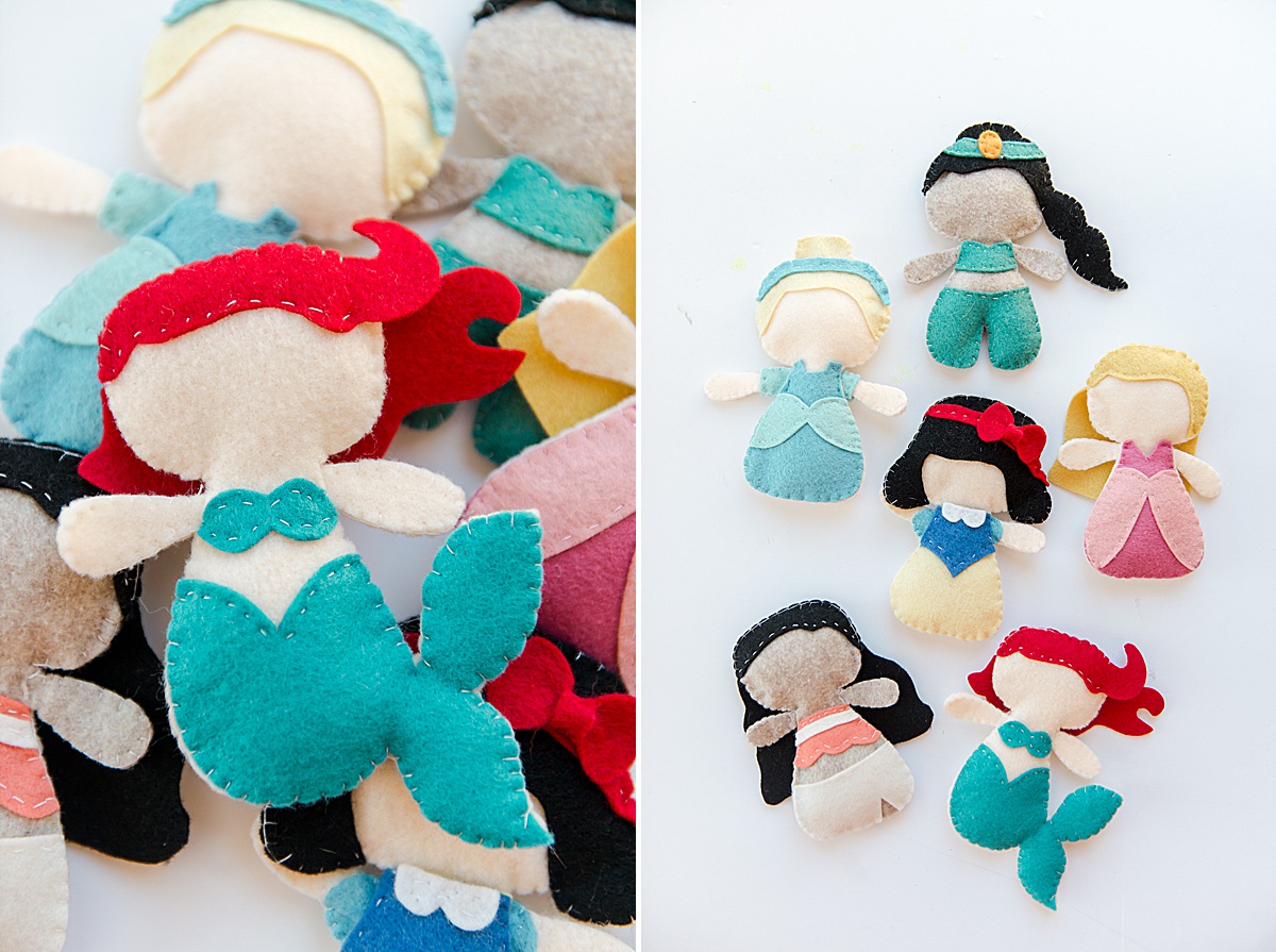 how to make disney princess plushies, disney princess plushies, disney stuffies, moana plushie, jasmine plushie, cinderella plush, snow white plush