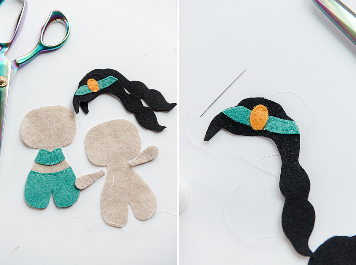 Ten June: DIY Felt Stuffed Animal Head Wall Art Tutorial