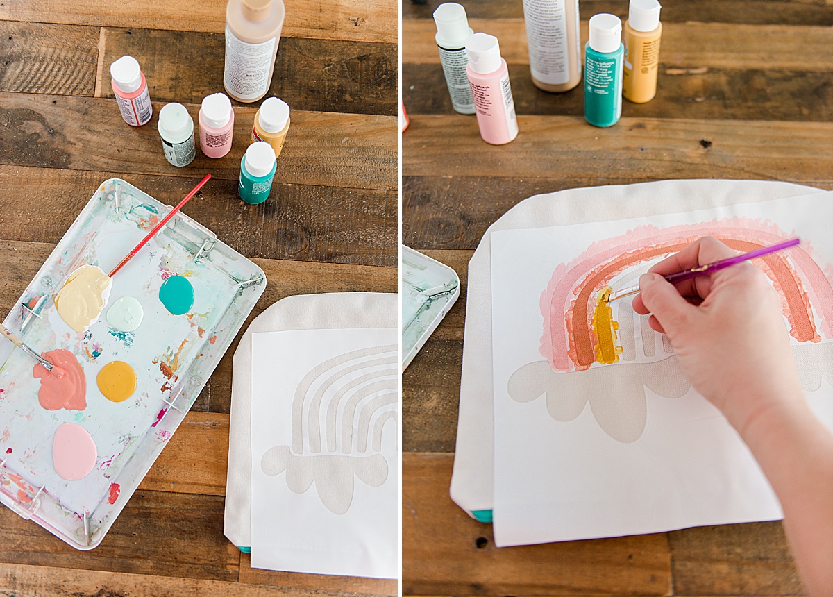 Download How To Make A Rainbow Stencil Using A Cricut