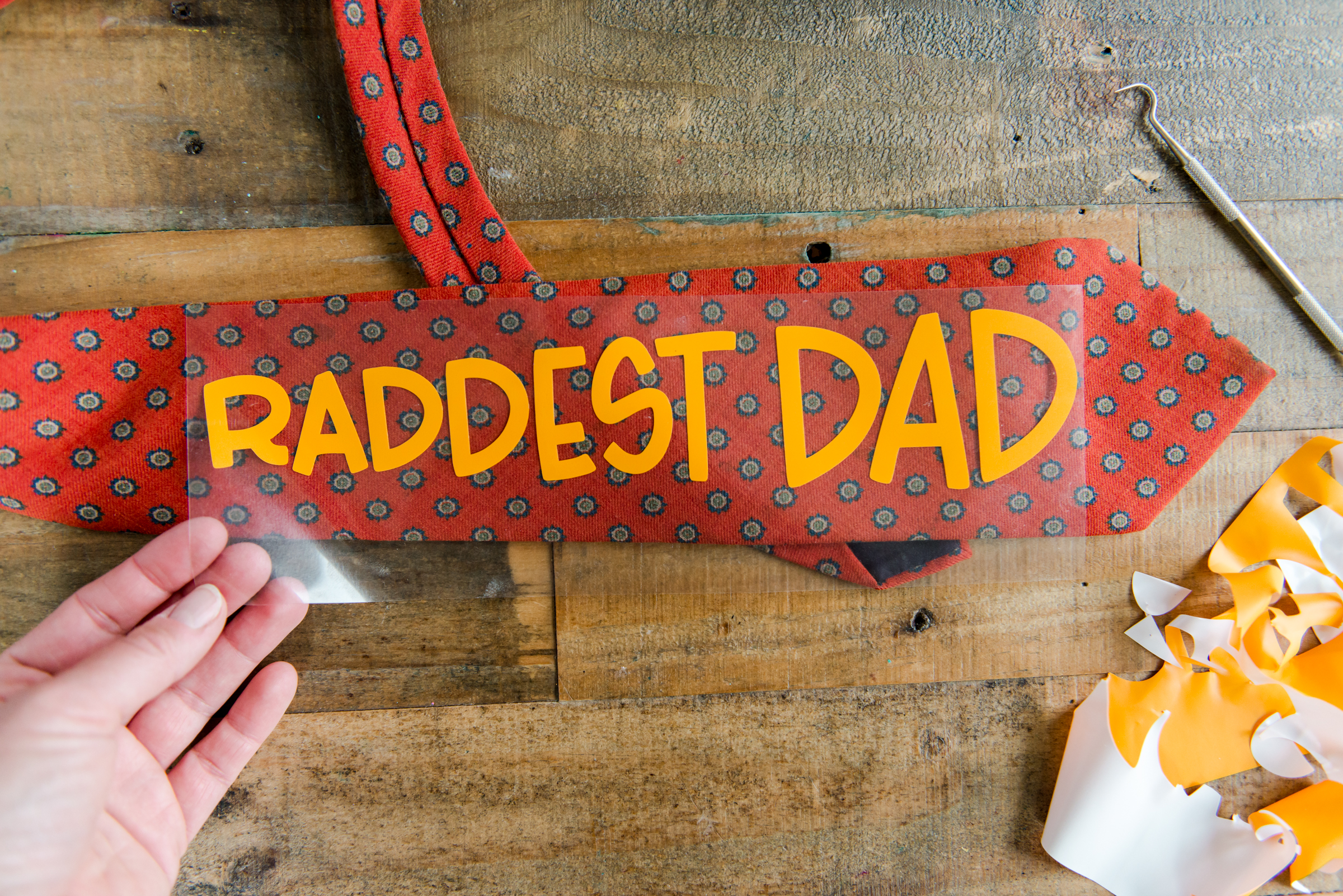 Raddest Dad Tie Svg File