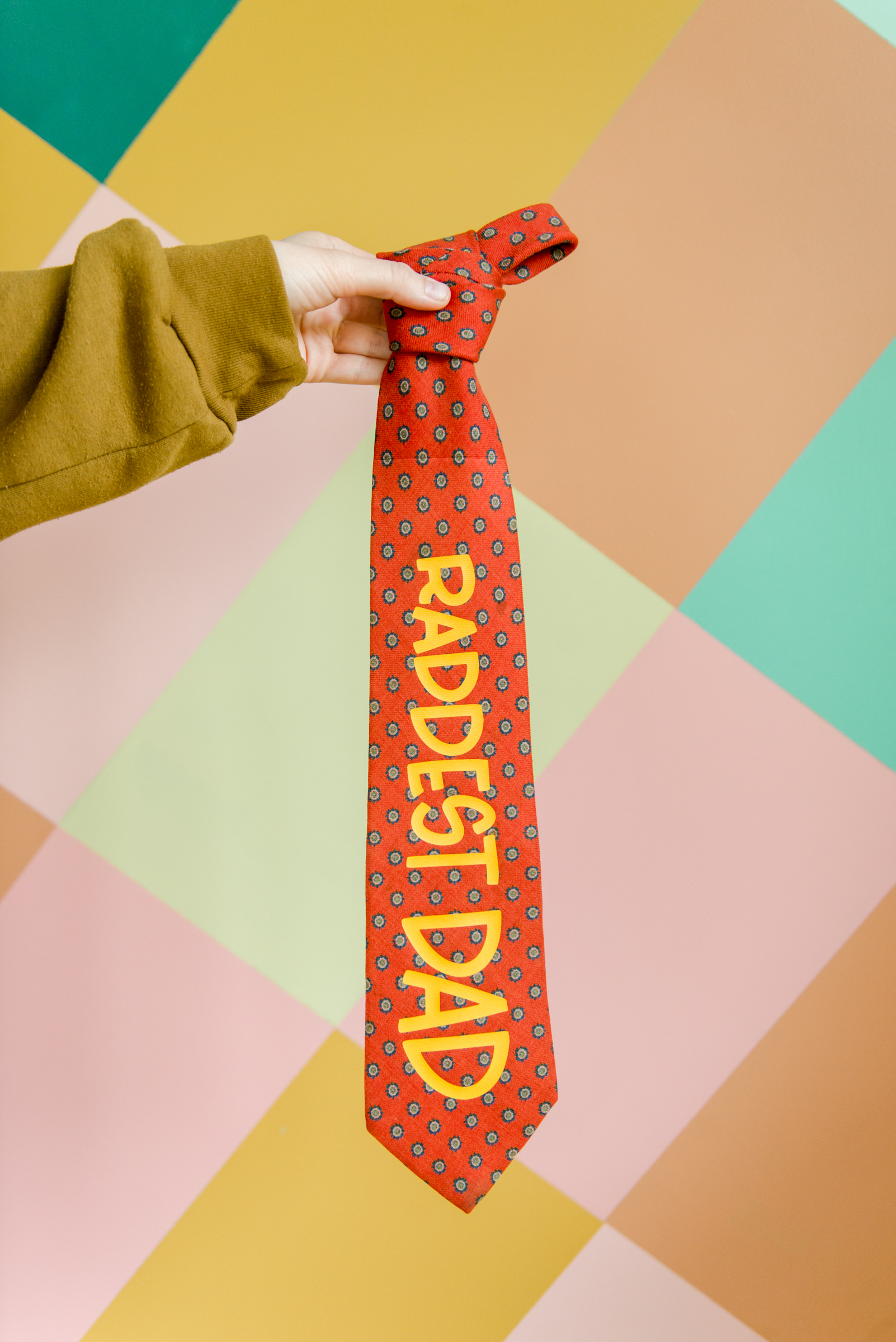 Raddest Dad tie SVG file :)