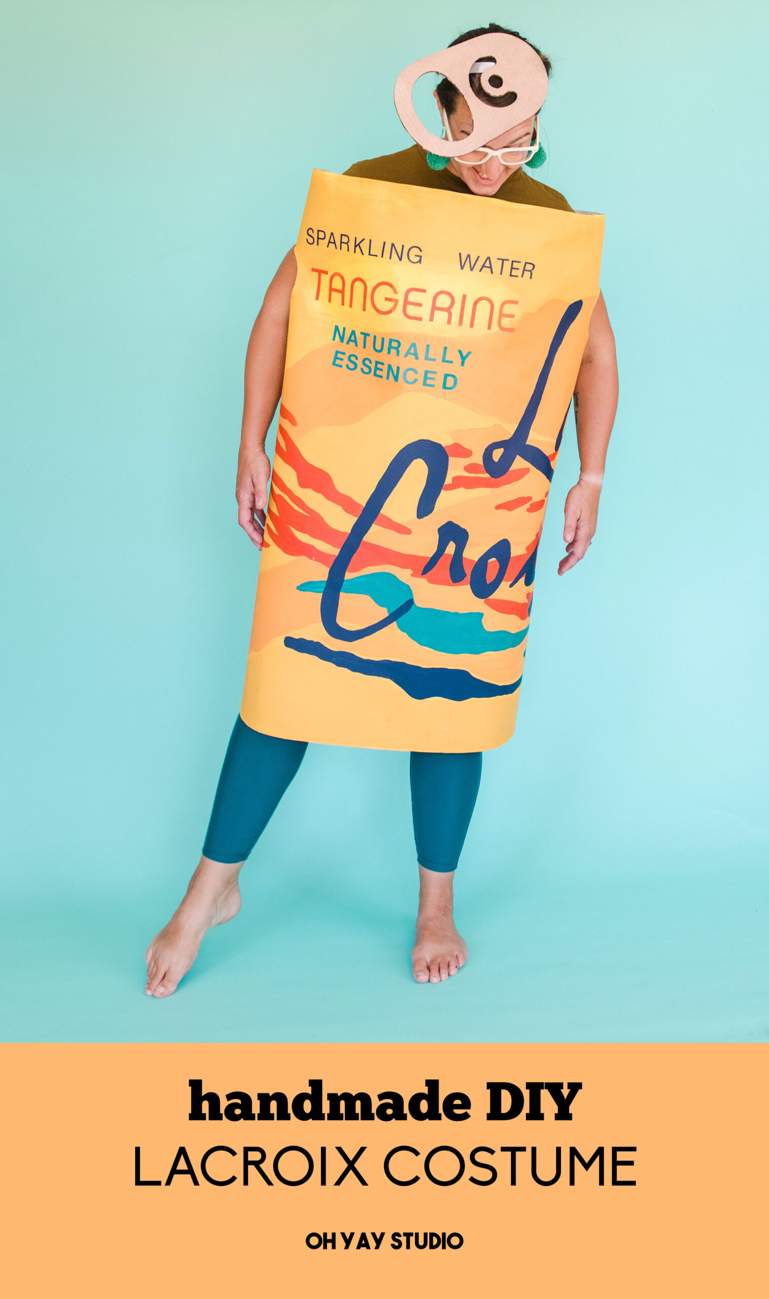 LaCroix costume DIY, LaCroix can costume, How to make a LaCroix costume, halloween costume ideas, How to make a LaCroix costume for Halloween