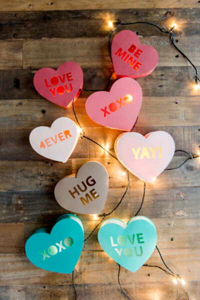 candy heart luminaries oh yay studio, valentine SVG file, valentines day svg, heart svg file, free cricut svg files