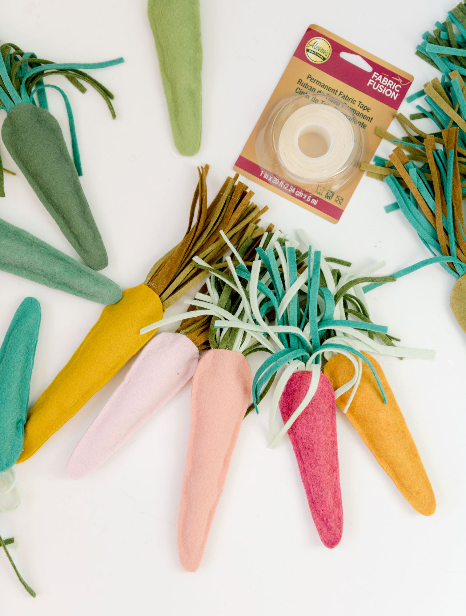 Colorful felt no-sew Carrots – oh yay studio – Color + Painting + Making +  Everyday celebrating