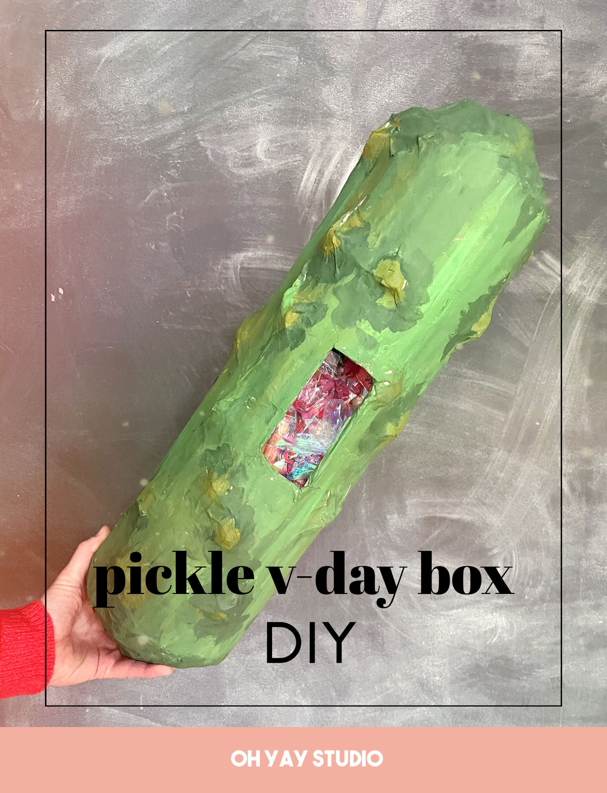 Pickle valentines day box, Valentines day box ideas, Kids valentine day box ideas, how to make a valentines day box, pickle DIY's, pickle ideas