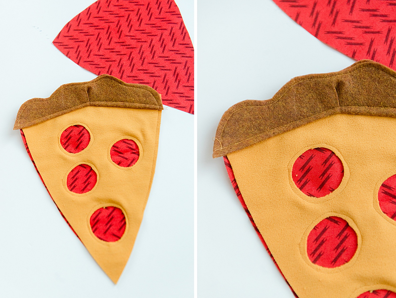 How to make a pizza pouch, how to sew a pizza pouch, pizza pouch DIY, janome sewing, sewing pattern, free sewing pattern, how to sew a zipper pouch