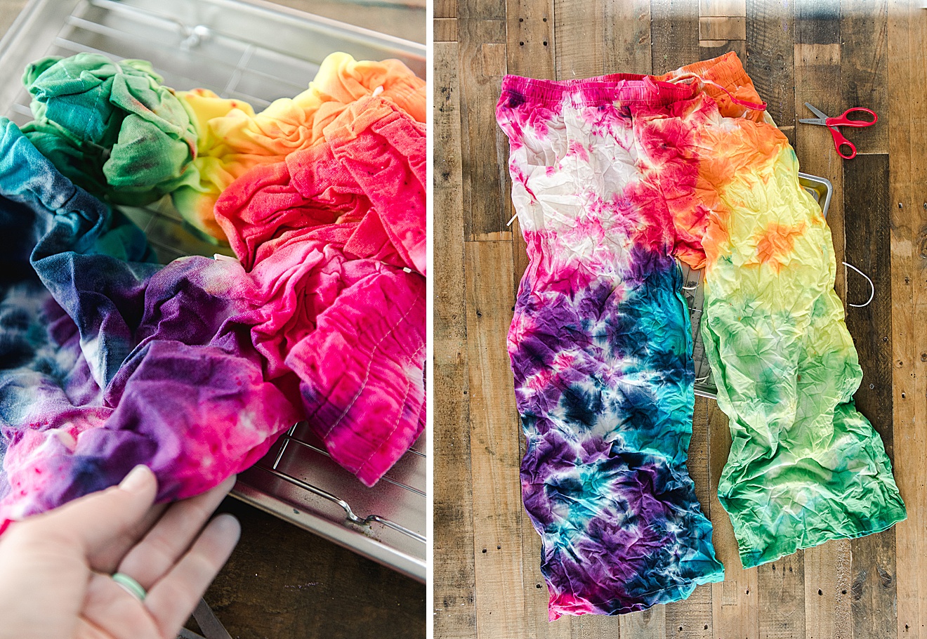 Rainbow tie dye pants! – oh yay studio – Color + Painting + Making +  Everyday celebrating