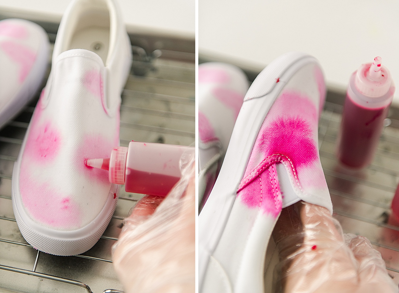 How to Tie Dye Shoes - The Kitchen Table Classroom