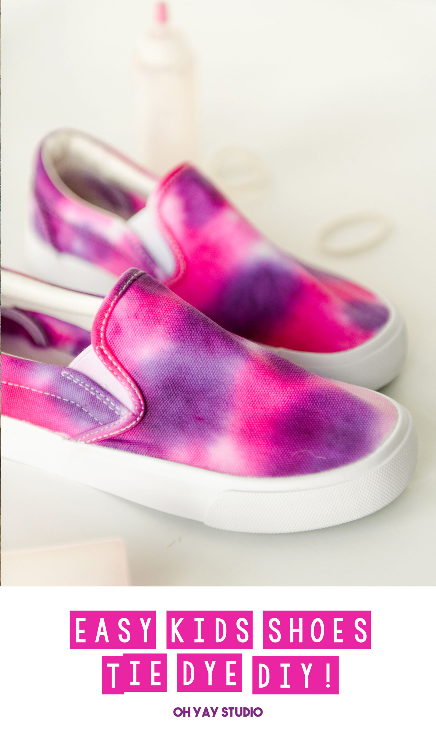 How to Tie Dye Shoes - The Kitchen Table Classroom