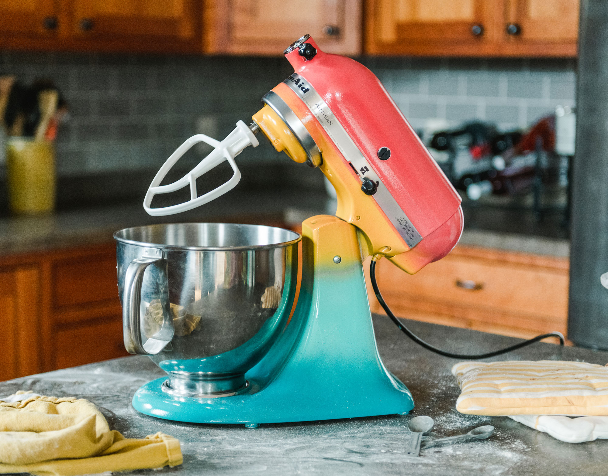 How to Repaint Your KitchenAid Mixer - Sunshine and Munchkins