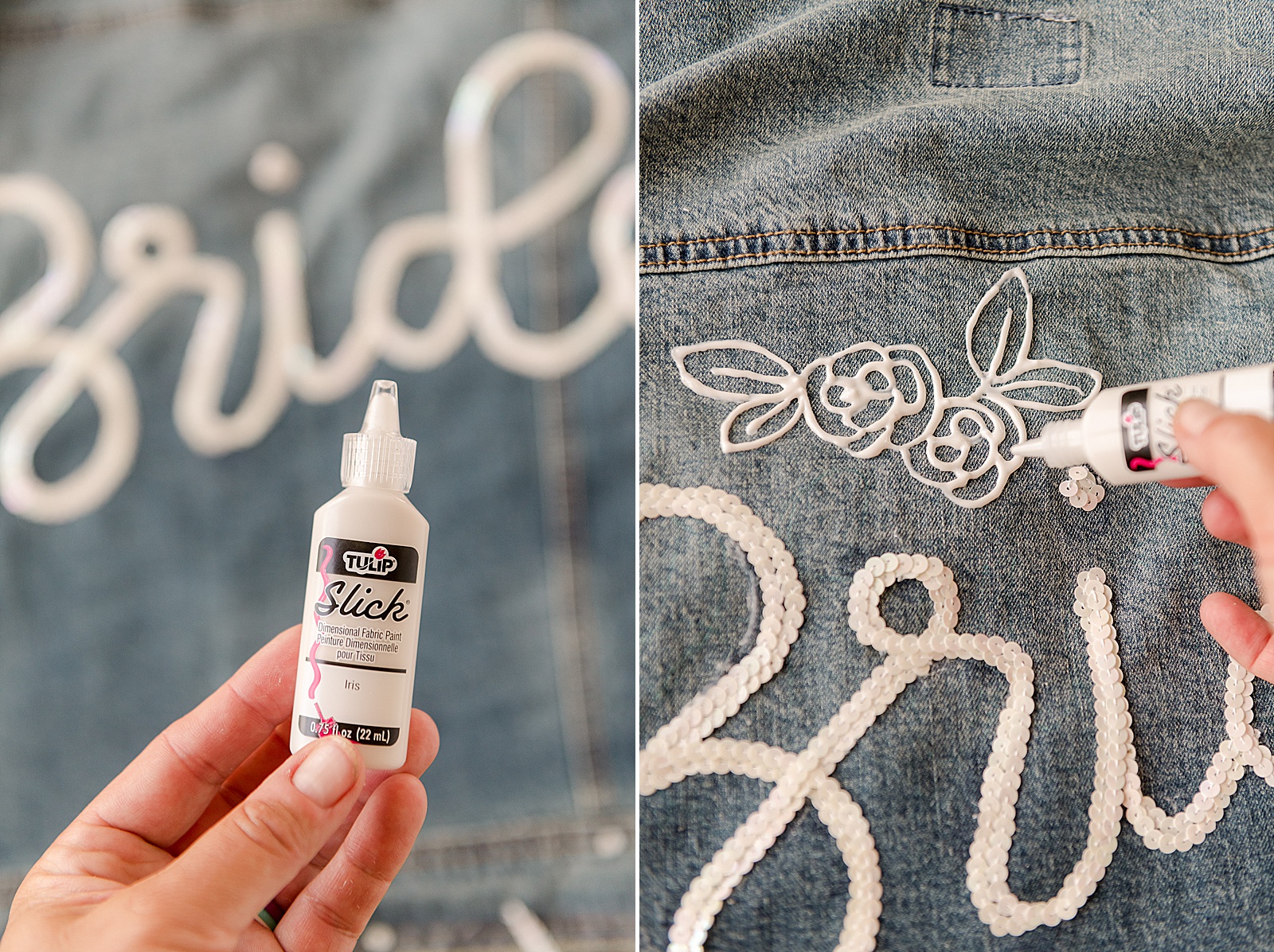 How To Paint Jeans with Dimensional Paint – Tulip Color Crafts