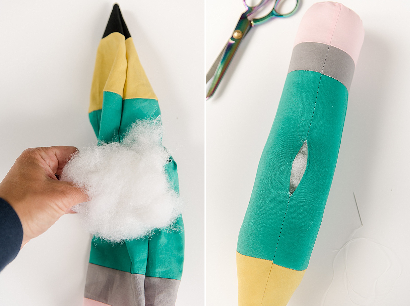 pencil plushie pattern, how to sew a pencil, back to school plushie, pencil stuffy pattern, plush pencil pattern, sewing pattern, easy sewing pattern