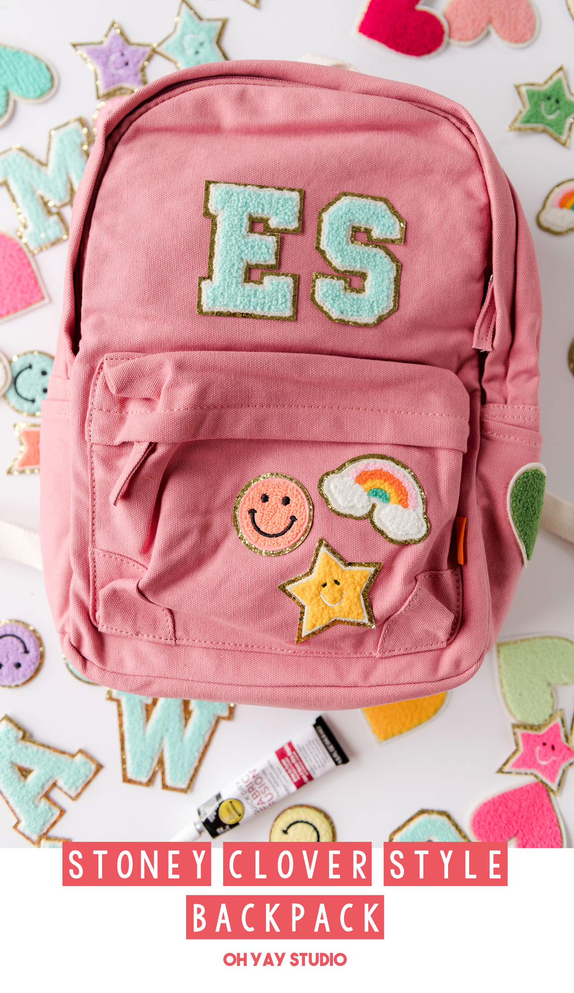 Stoney Clover inspired backpack DIY – oh yay studio – Color + Painting +  Making + Everyday celebrating