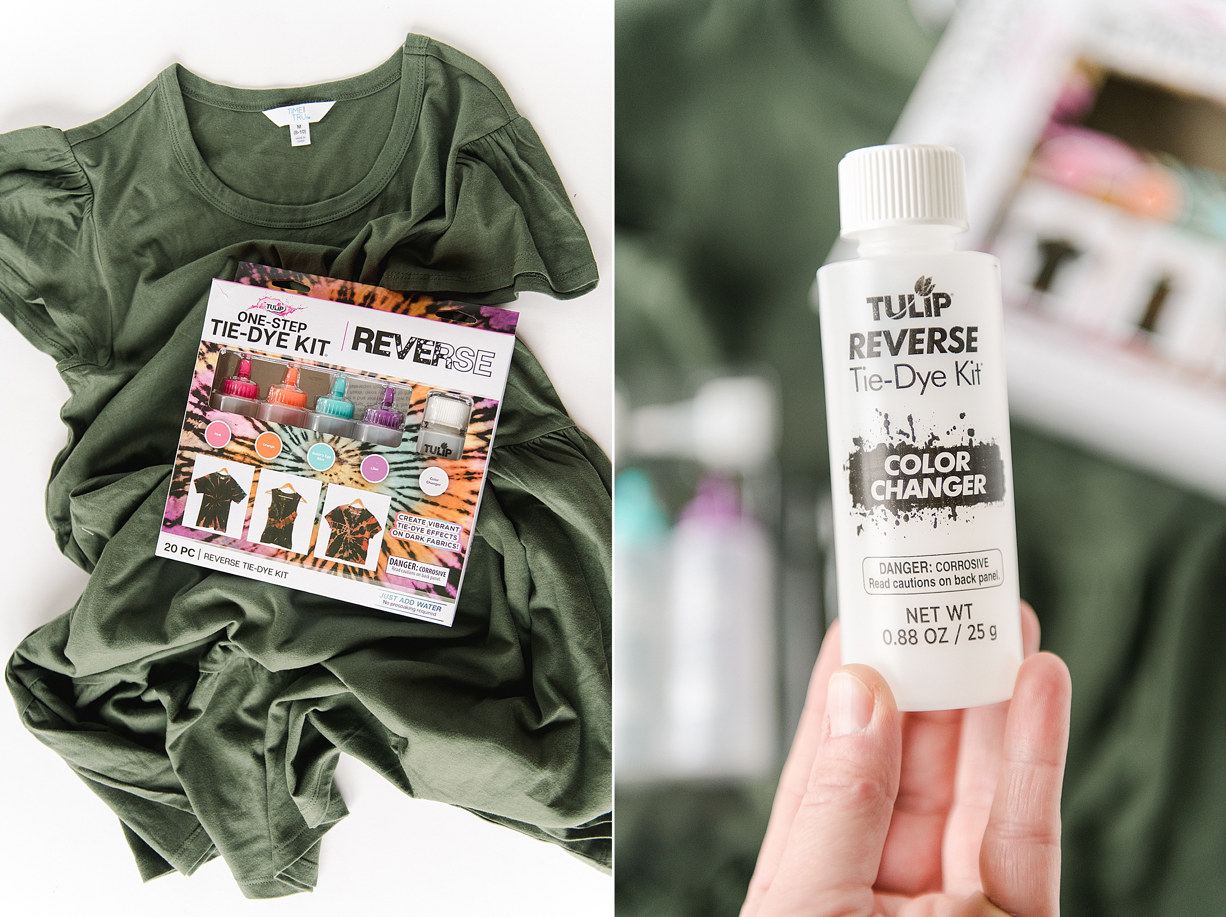 Reverse tie dye dress! – oh yay studio – Color + Painting + Making