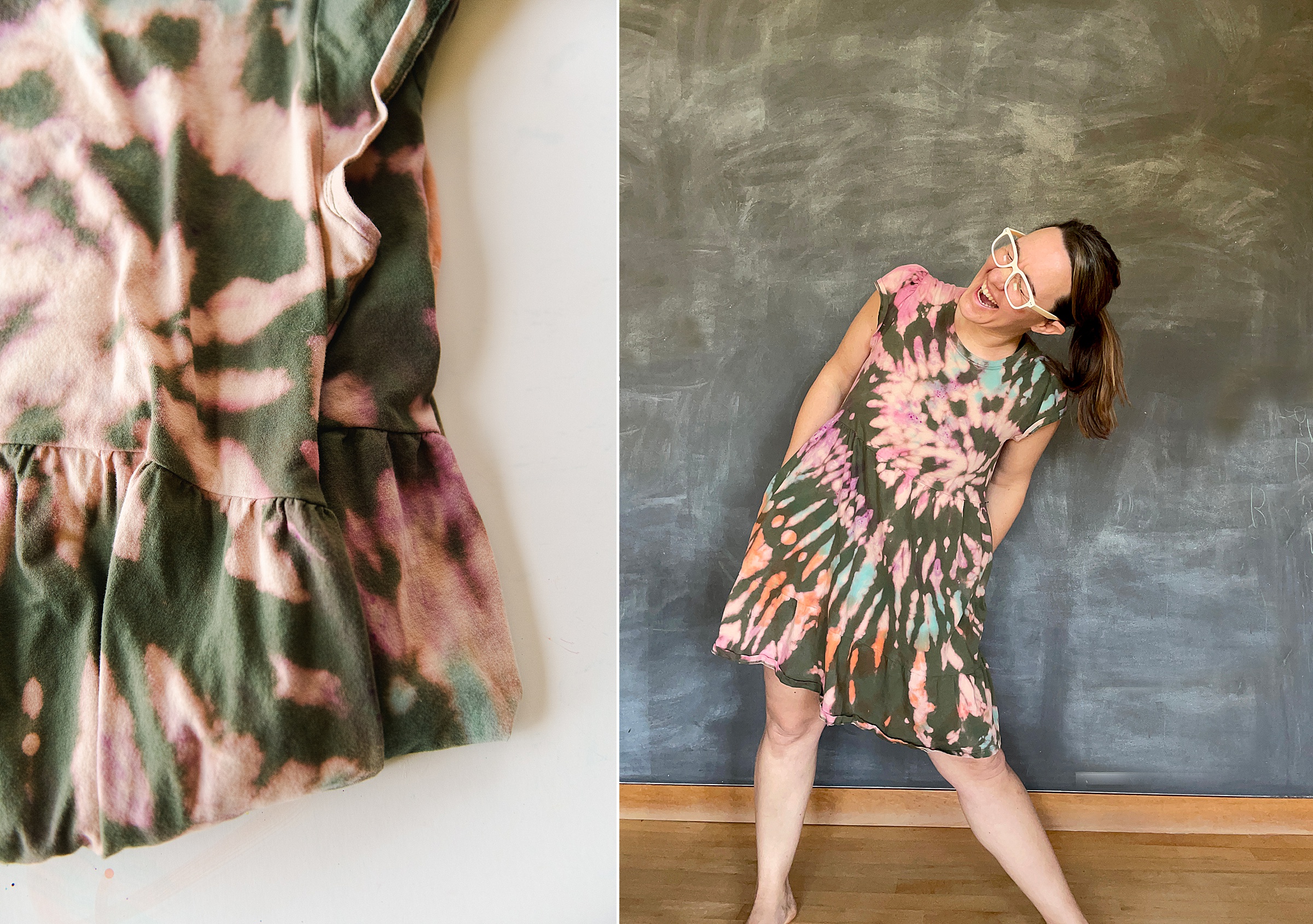 Reverse tie dye DIY, how to reverse tie dye, Tulip Reverse Tie dye kit, summer dress tie dye, Tie Dye a summer dress, How to tie dye, Tie Dye tutorial Tulip