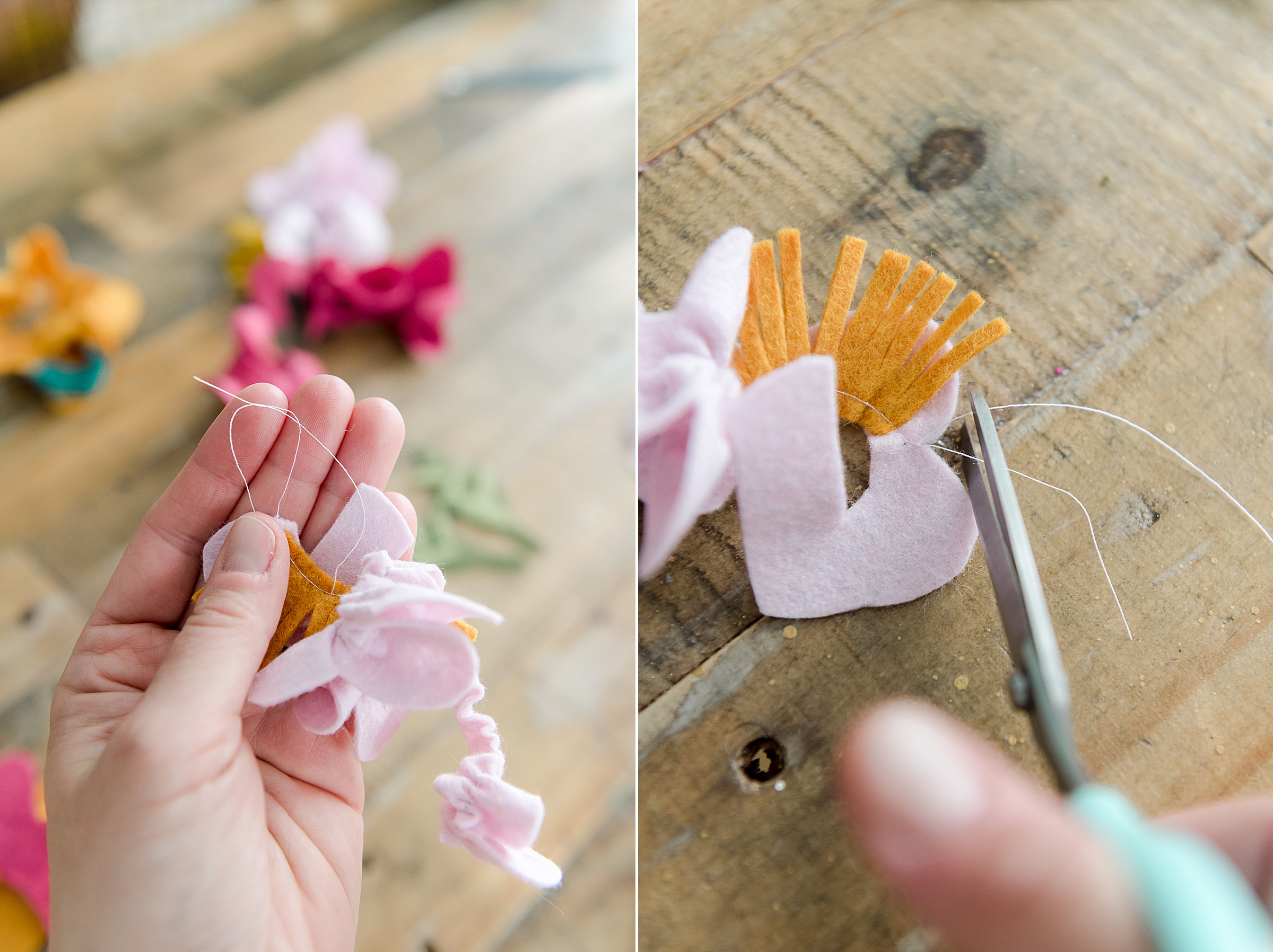 How to Make Rolled Felt Flowers - Positively Splendid {Crafts, Sewing,  Recipes and Home Decor}