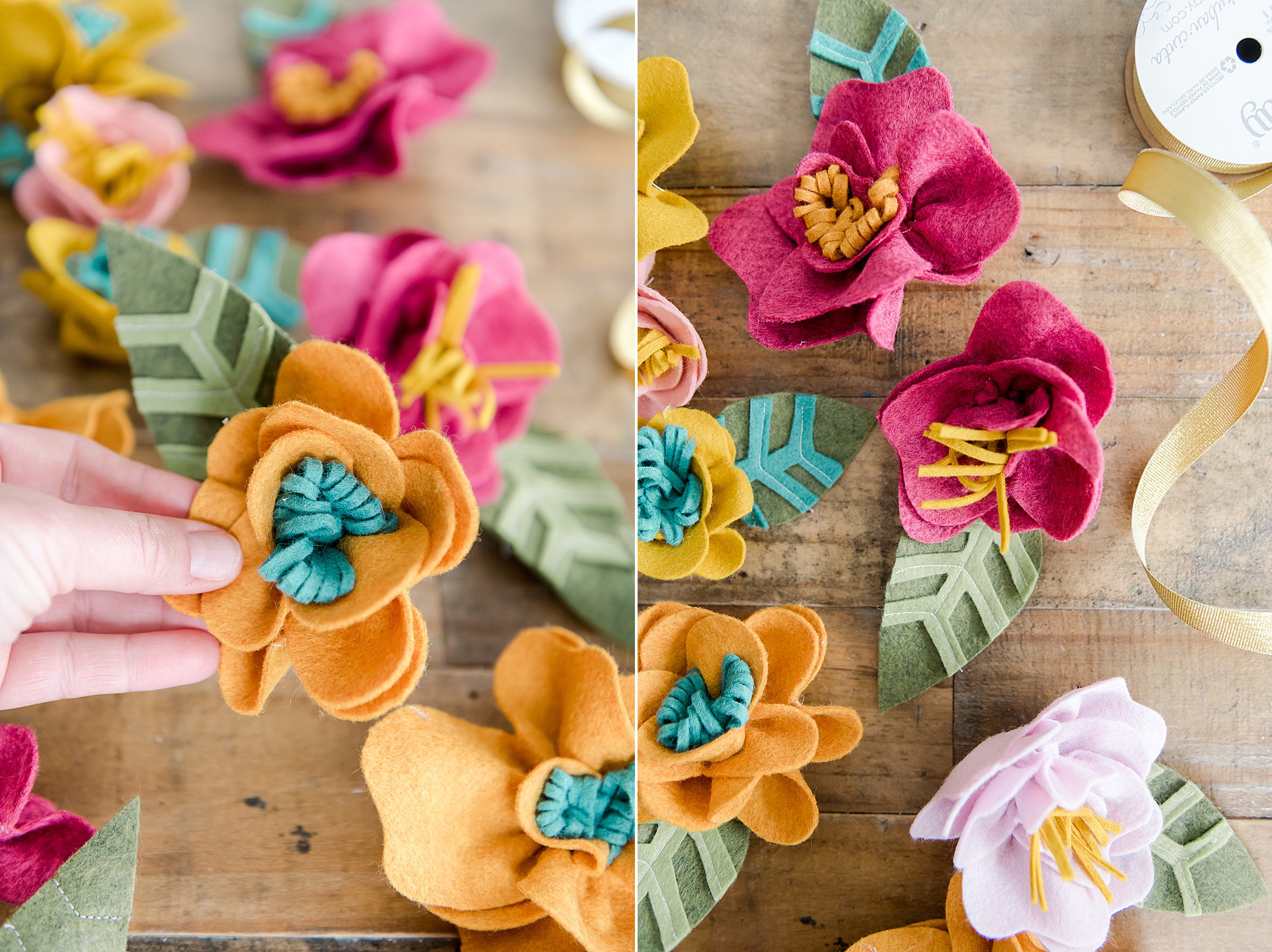 Making Felt Flowers