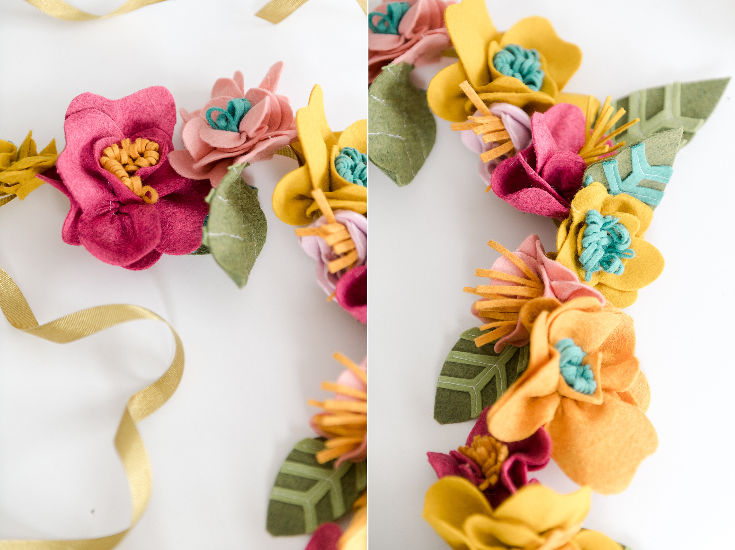 Felt Flower Tutorial - DIY : How to make Easy Felt Flower / Spring