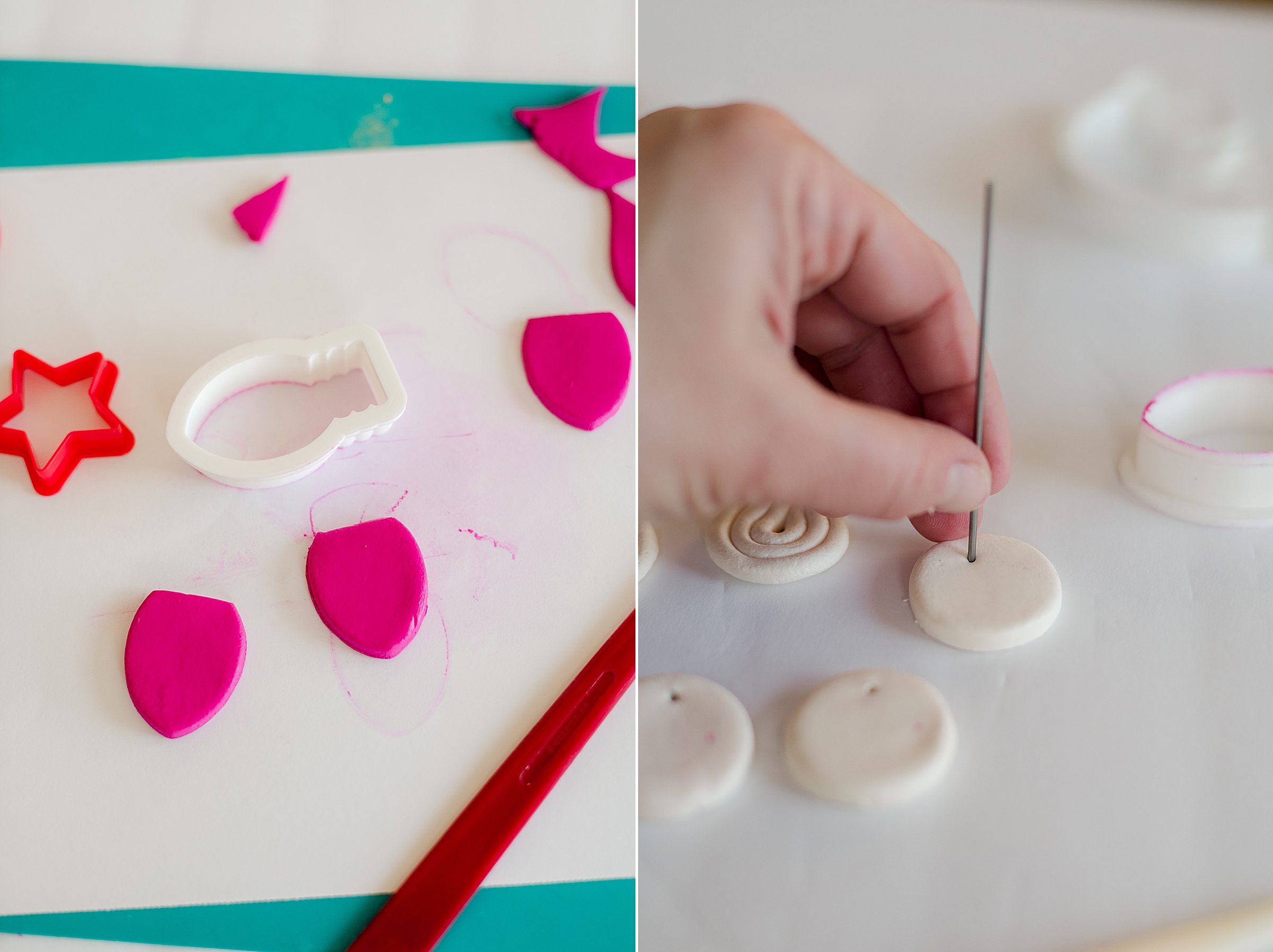 Floral statement earrings using Tulip dimensional paint – oh yay