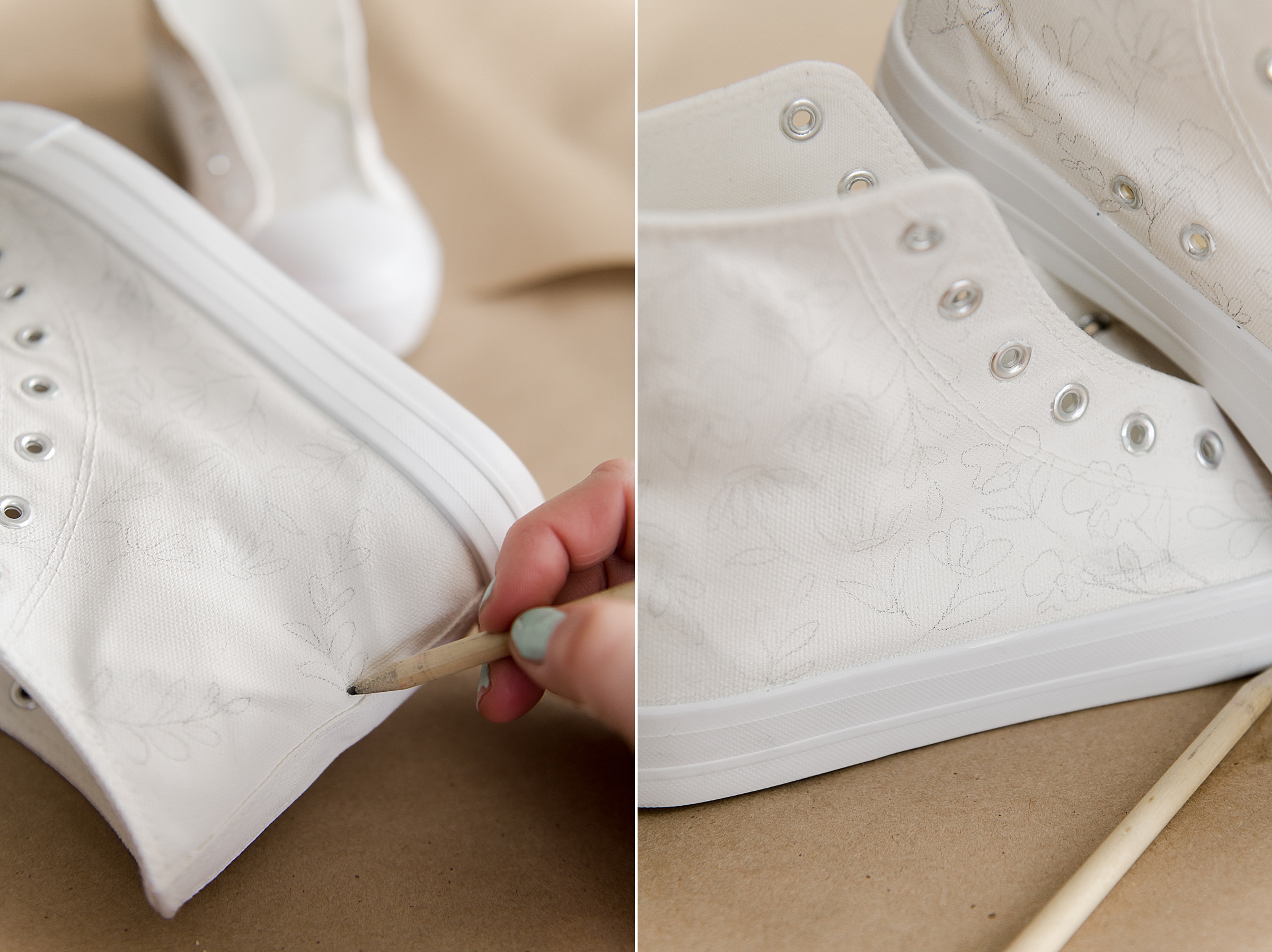 Custom converse, hand painted shoes, painted converse, wedding