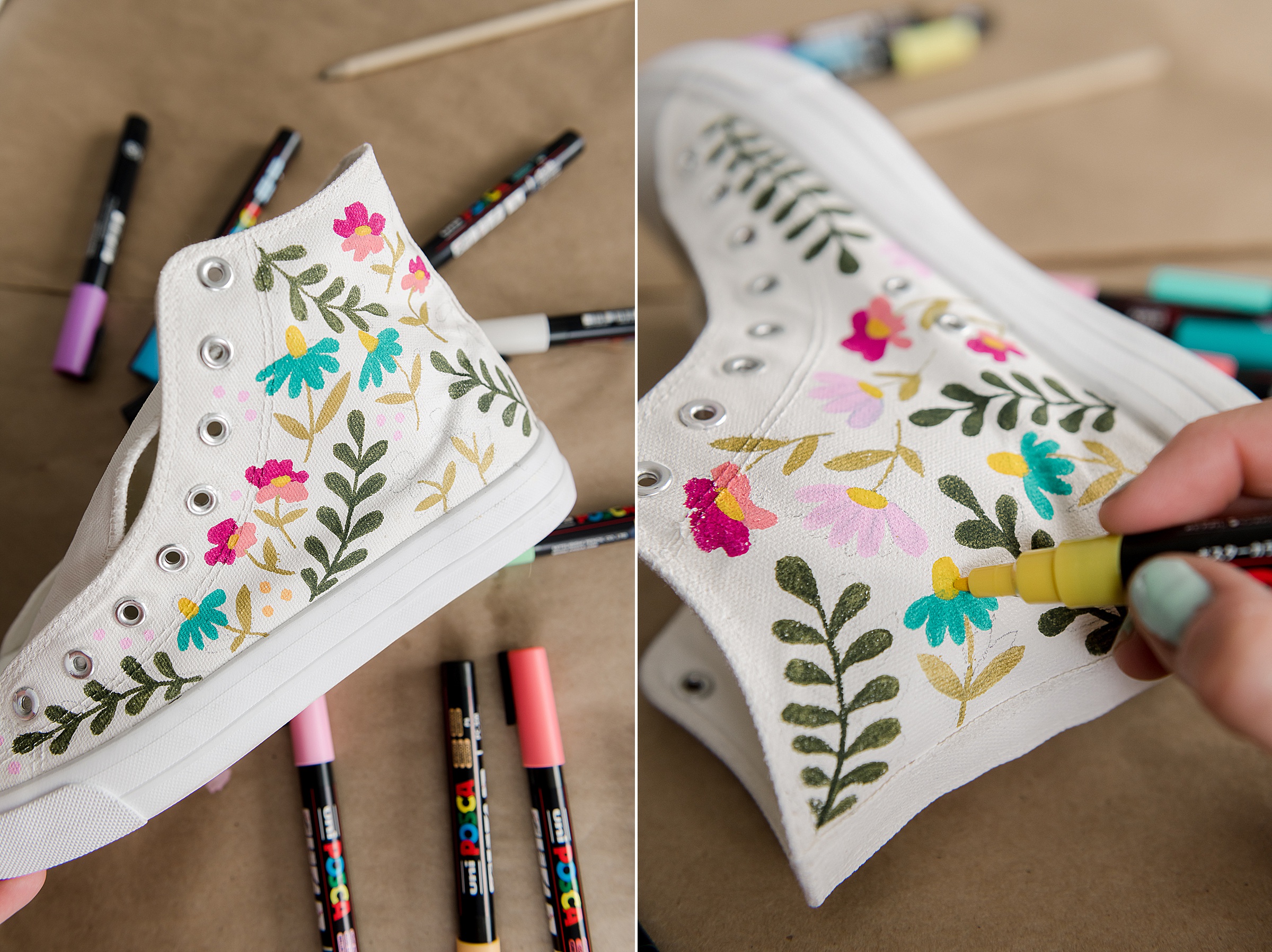 How to Decorate Canvas Shoes With Markers (with Pictures)