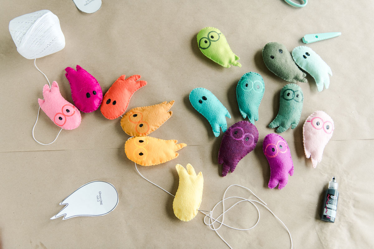 Felt Ghost Plush Craft - Whispered Inspirations