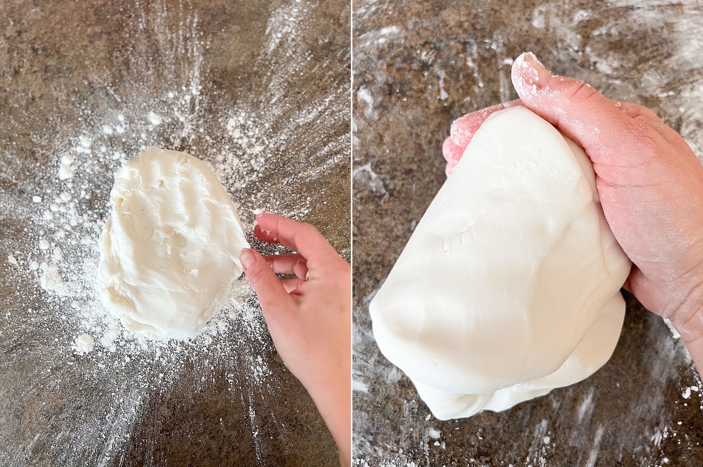 Baking soda ornaments, baking soda dough recipe, baking soda recipe, handmade ornaments, handprint ornament DIY, how to make handprint ornaments, how to make dough at home