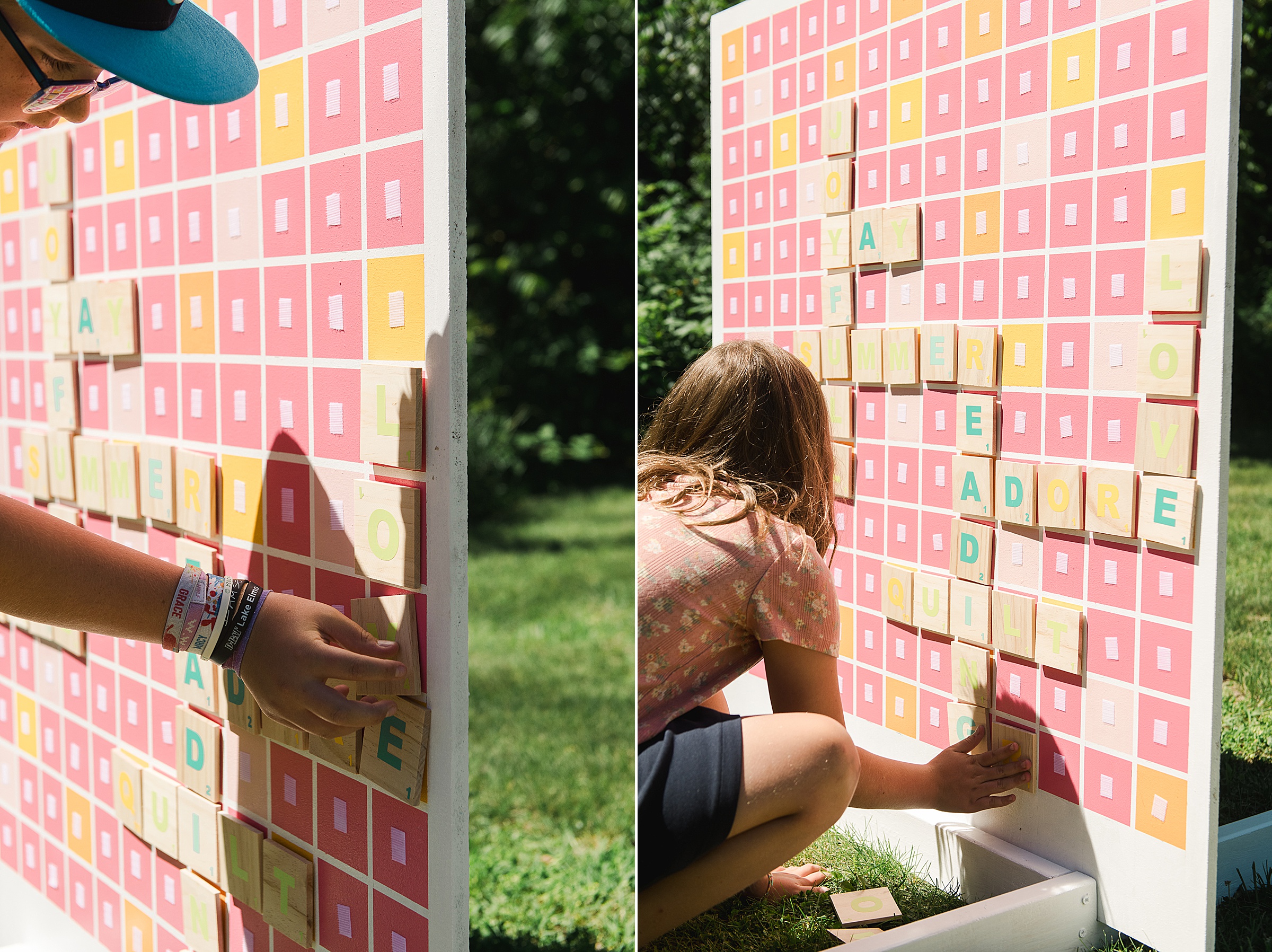 DIY backyard letter lawn game, letter lawn game, DIY backyard lawn game, backyard letter game, backyard scrabble DIY, DIY backyard scrabble, giant scrabble board DIY, Giant backyard scrabble word game