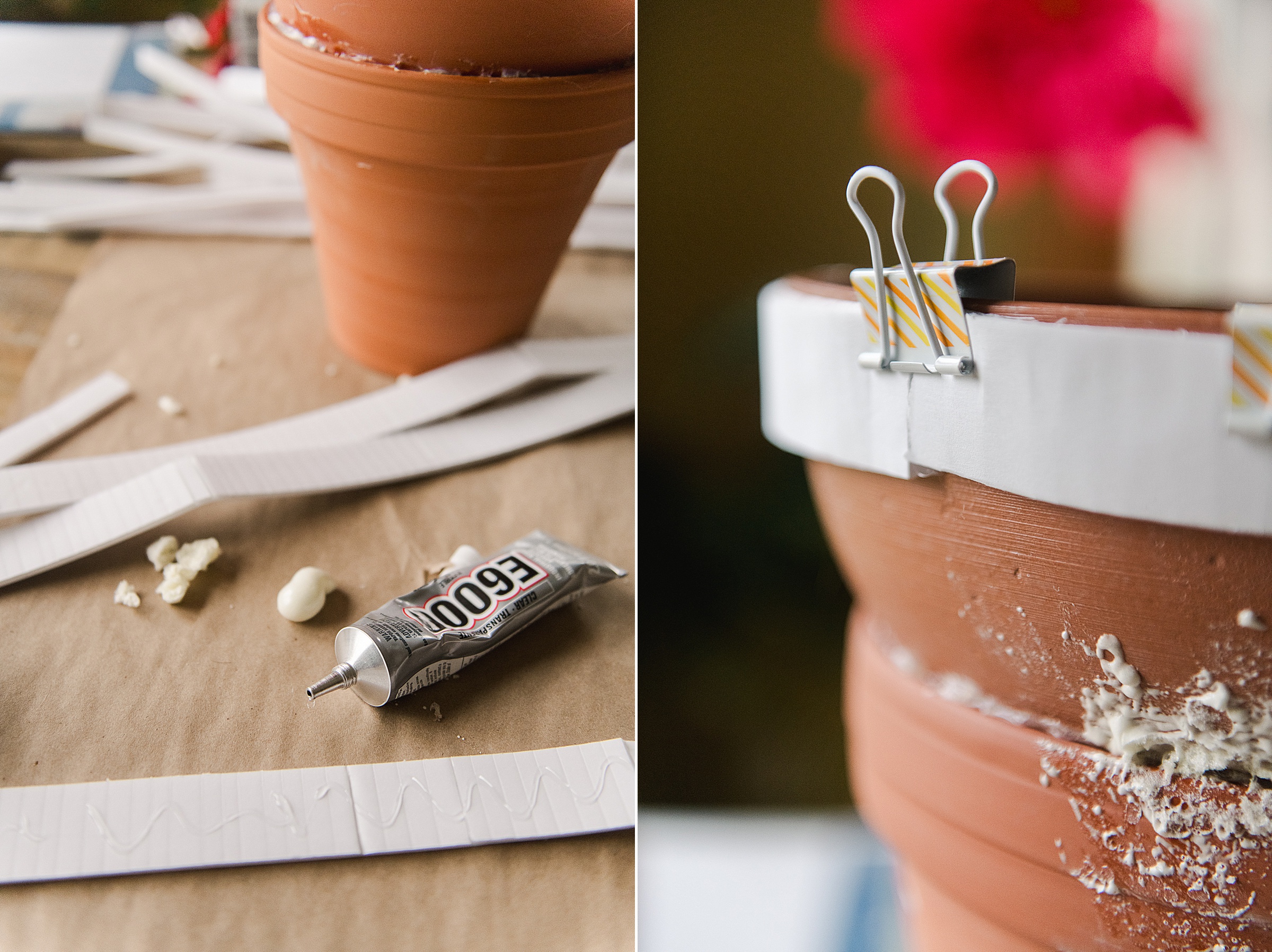 Ice cream cone planter DIY, Homemade planter DIY, how to make an ice cream cone planter, air dry clay planter DIY