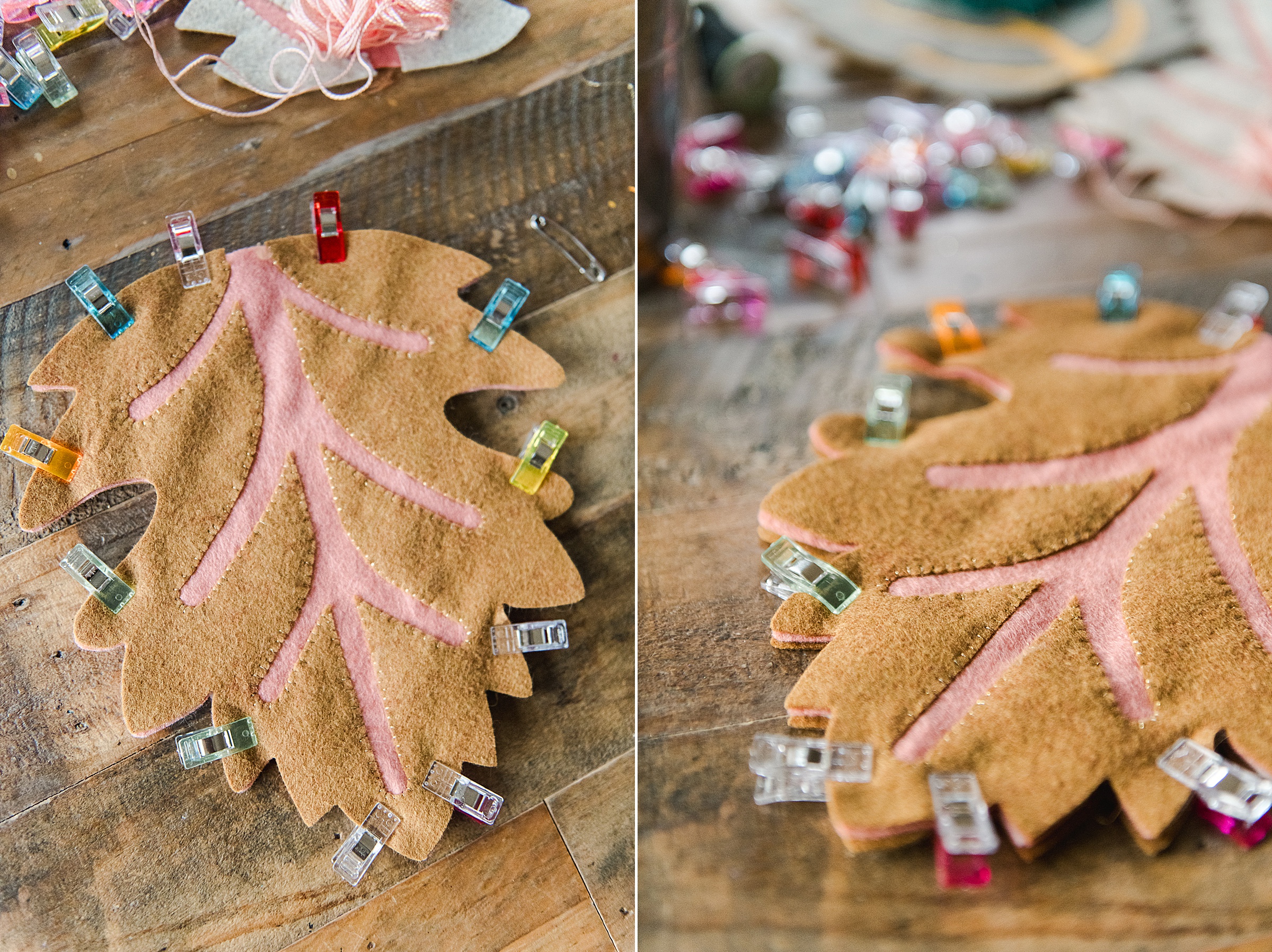 Fall leaf trivets, felt trivet DIY, fall table decor, fall DIY decor, thanksgiving table decor ideas, felt trivet DIY