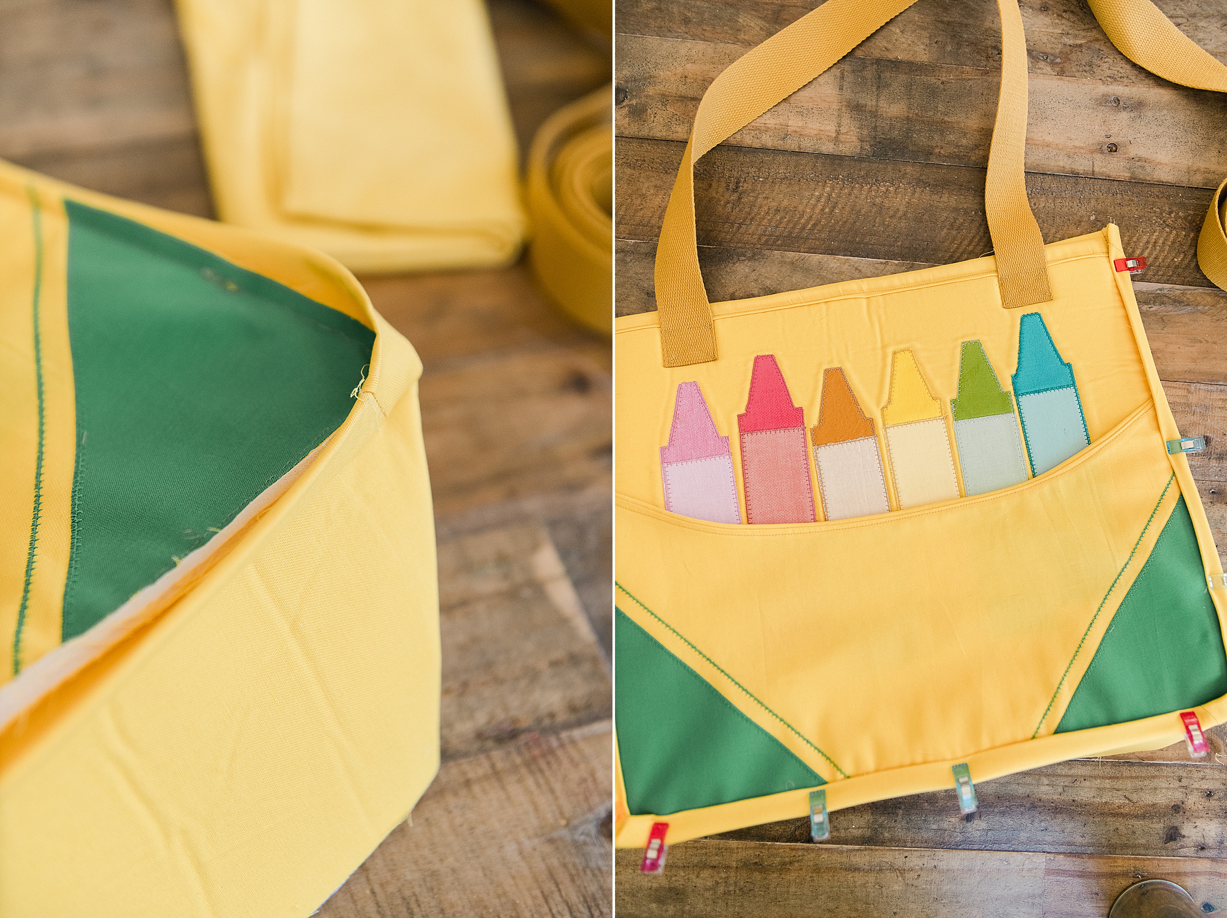 Crayon tote DIY, crayon tote sewing pattern, crayon purse, Crayola crayon purse, free sewing pattern. free tote pattern, crayon bag sewing pattern