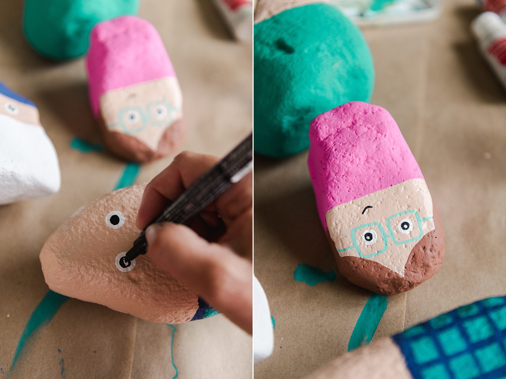 Painted Rock Family DIY – oh yay studio – Color + Painting + Making ...