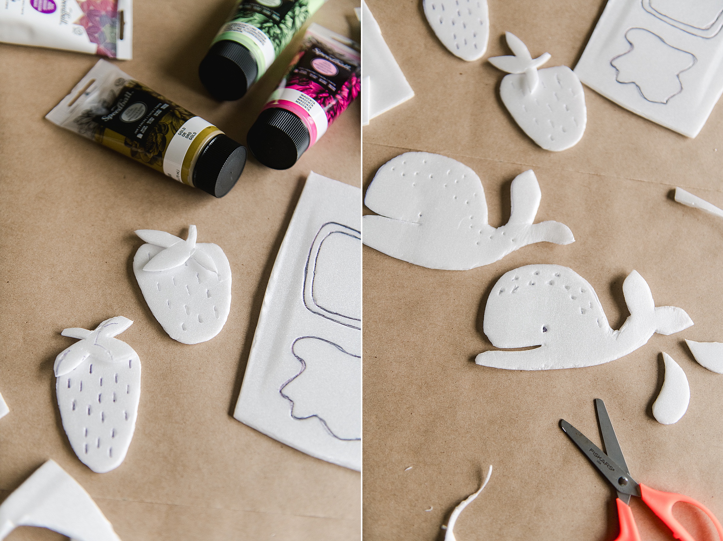styrofoam block printing, how to block print with kids, easy block printing with kids, easy summer activities, summer crafts for kids, kids summer crafts
