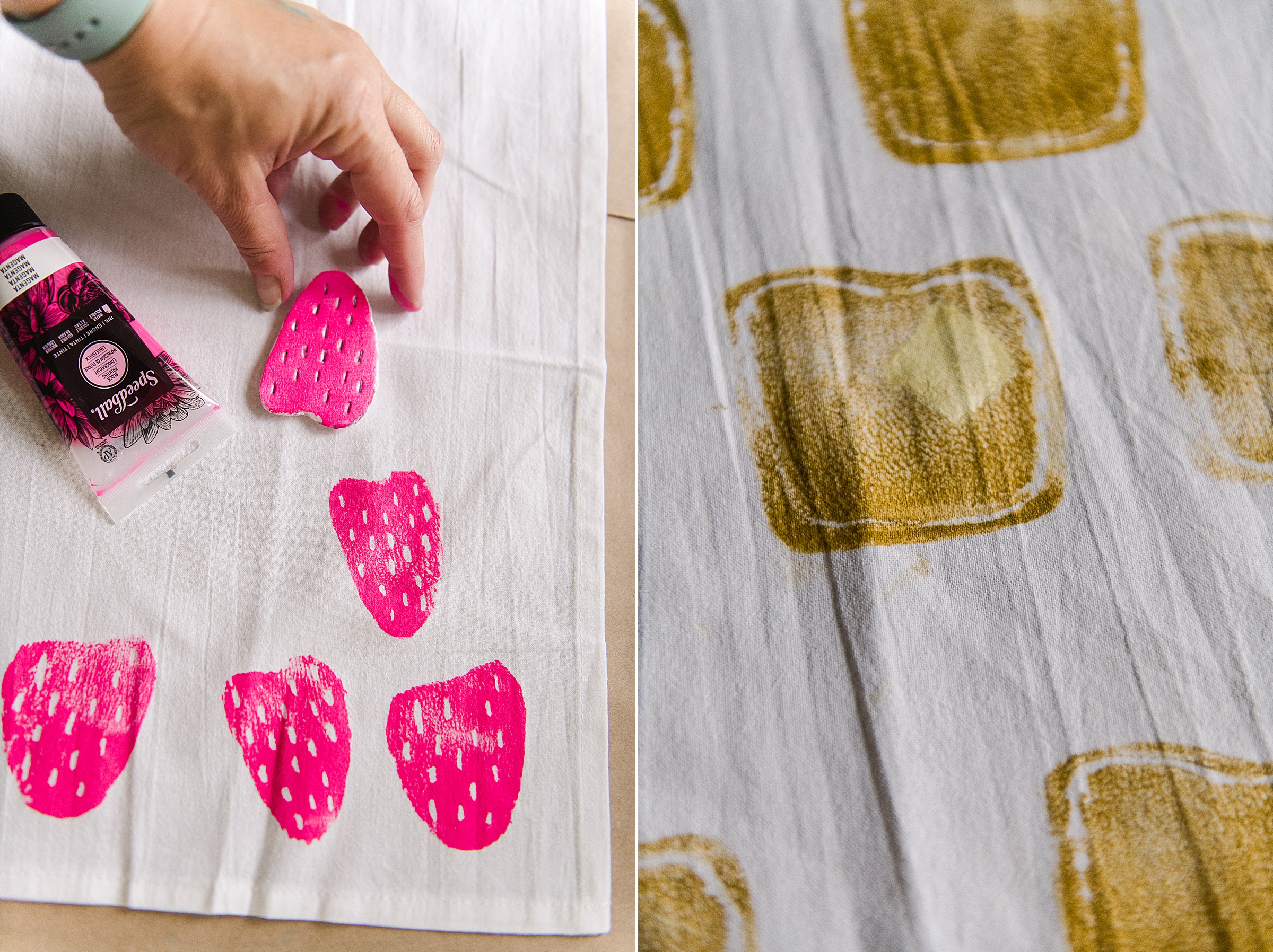 styrofoam block printing, how to block print with kids, easy block printing with kids, easy summer activities, summer crafts for kids, kids summer crafts